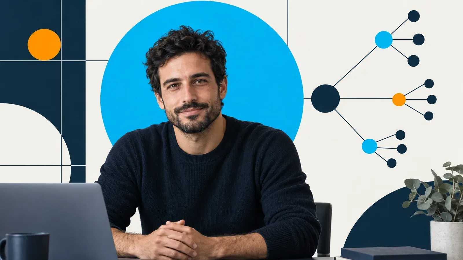 Circle network branches into three intent clusters, intent-first keyword research for 2026.