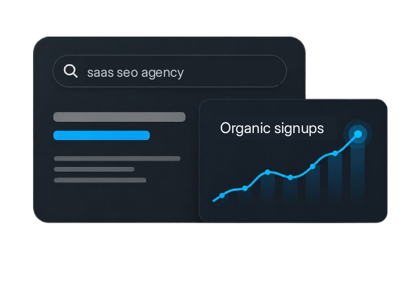Organic signup growth for a SaaS company